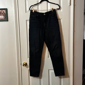 Zara black boyfriend style jeans